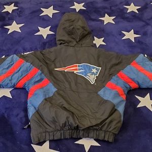 Vintage Patriots Starter pullover jacket